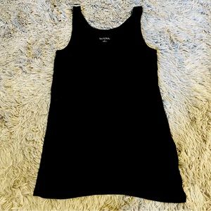 Large black merona tank top.